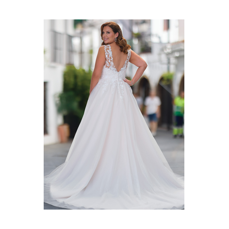 Tres Chic ME26334 - Grote maten trouwjurk