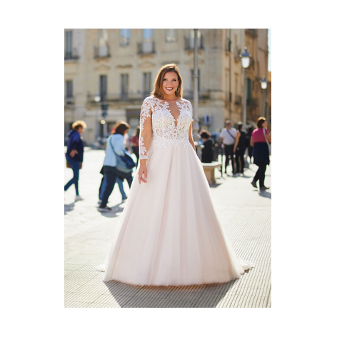 Tres Chic ME24323 - Grote maten trouwjurk
