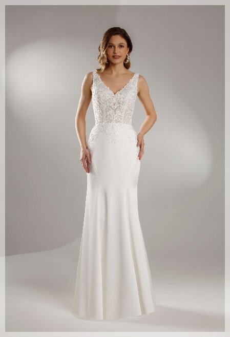 Bruidswinkel Sliedrecht Een foto van een elegante bruidsjurk in de bruidswinkel van Sliedrecht, perfect voor een romantische bruiloft.