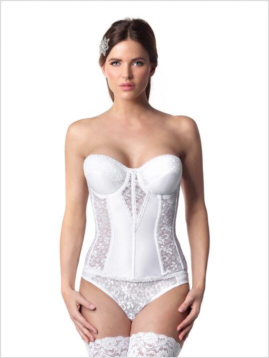 Torselet van kant 423 Poirier Torselet van kant 423 Poirier bruidslingerie