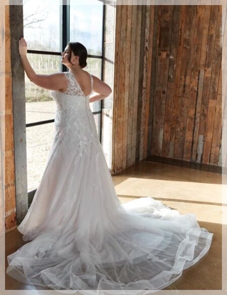 Grote maten trouwjurken