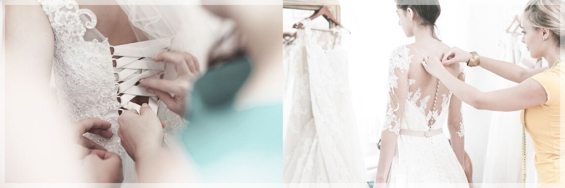 Afspraak maken trouwjurk passen Bruidsboutique La Romance