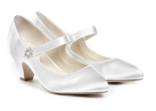 Fizz Ivory Luxury Lace/Satin - Bruidsschoenen - Rainbow Club - ShoeStories