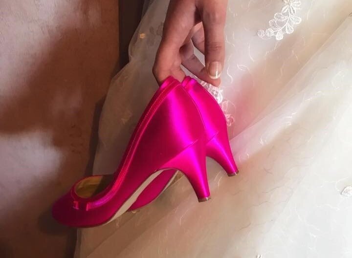 Gekleurde bruidsschoenen - Bruidsboutique La Romance