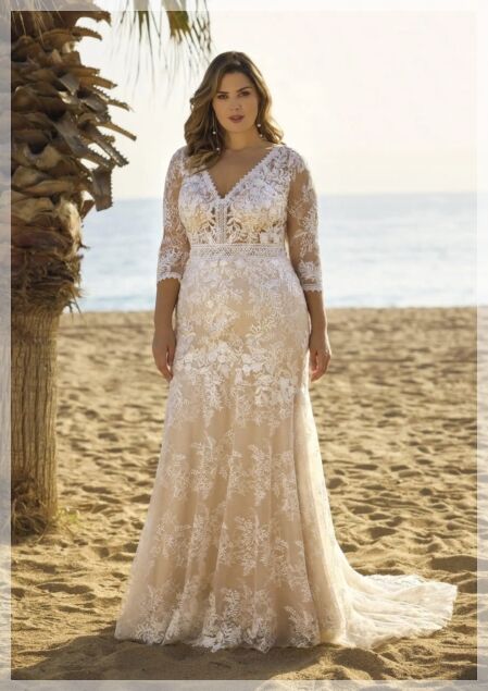 Grote maten trouwjurken