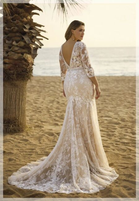 Grote maten trouwjurken