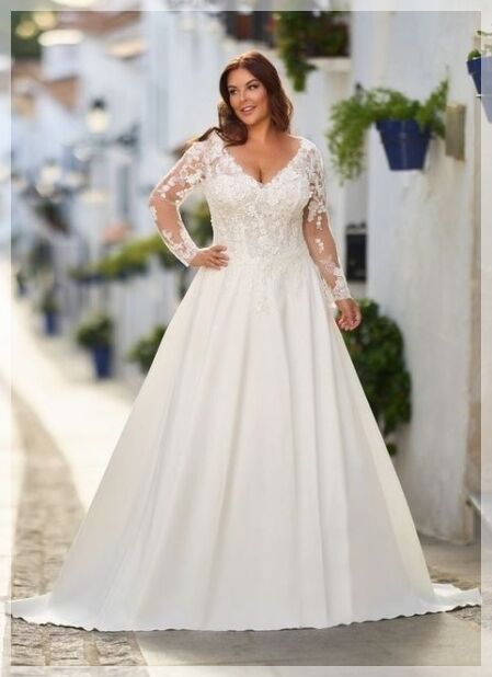 Grote maten trouwjurken