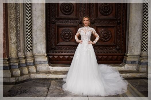 De allermooiste winter trouwjurken bij Bruidsboutique La Romance in Bleskensgraaf Zuid-Holland, Nederland.