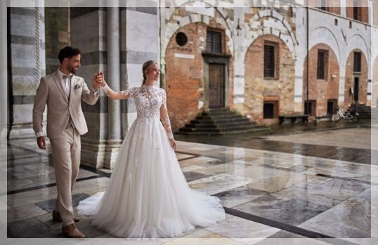 De allermooiste winter trouwjurken bij Bruidsboutique La Romance in Bleskensgraaf Zuid-Holland, Nederland.