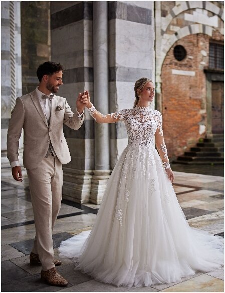 Collectie trouwjurken. Tres Chic TC25218