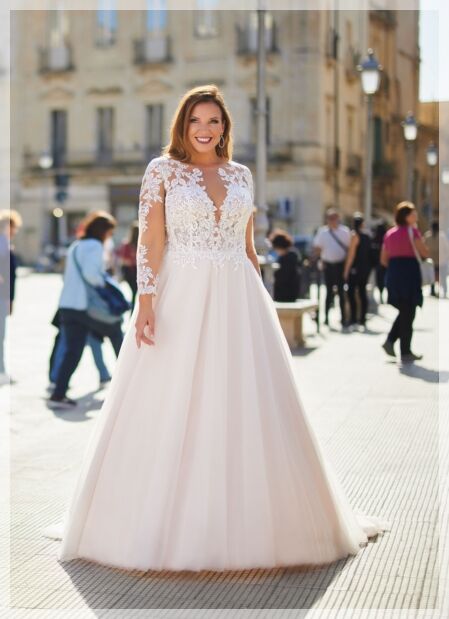 Grote maten trouwjurken