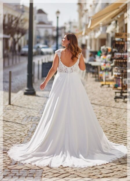 Grote maten trouwjurken