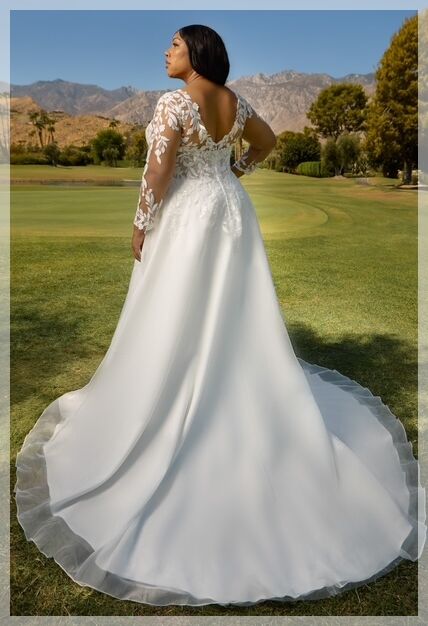 Grote maten trouwjurken