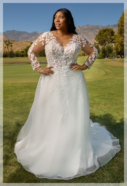 Grote maten trouwjurken