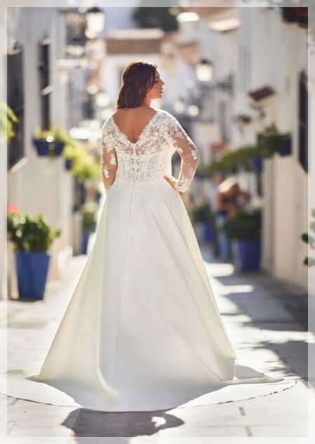 Grote maten trouwjurken