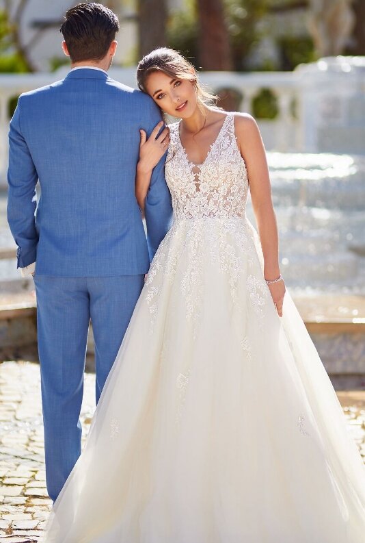 Romantische trouwjurk Romantische trouwjurk