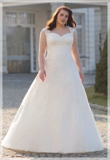 Grote maten trouwjurken