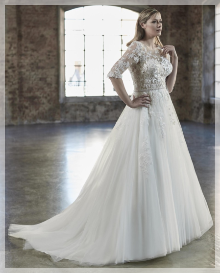 Grote maten trouwjurken