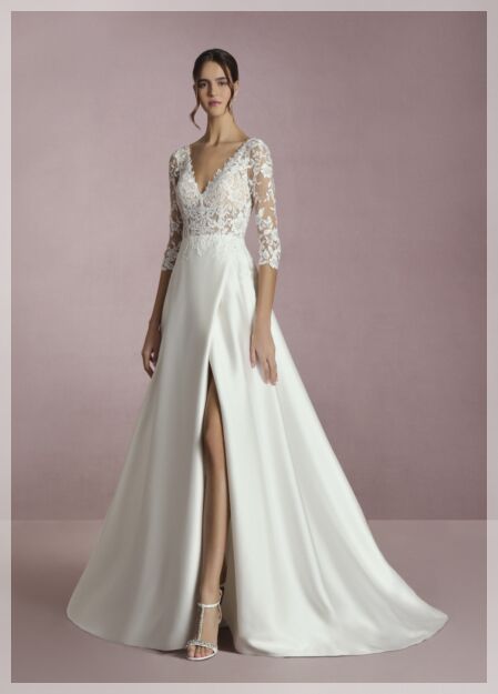 Collectie trouwjurken. White One Edo