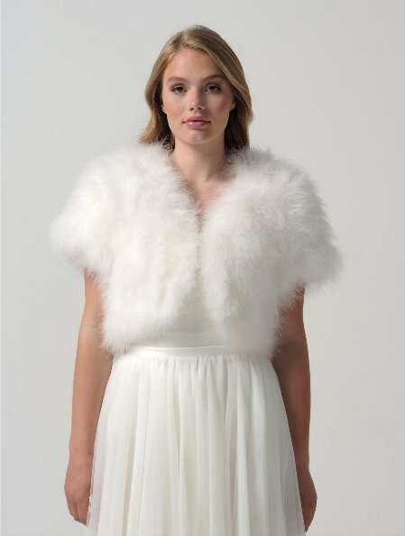 Bolero Poirier 08 - Deluxe bolero van echte maraboeveren