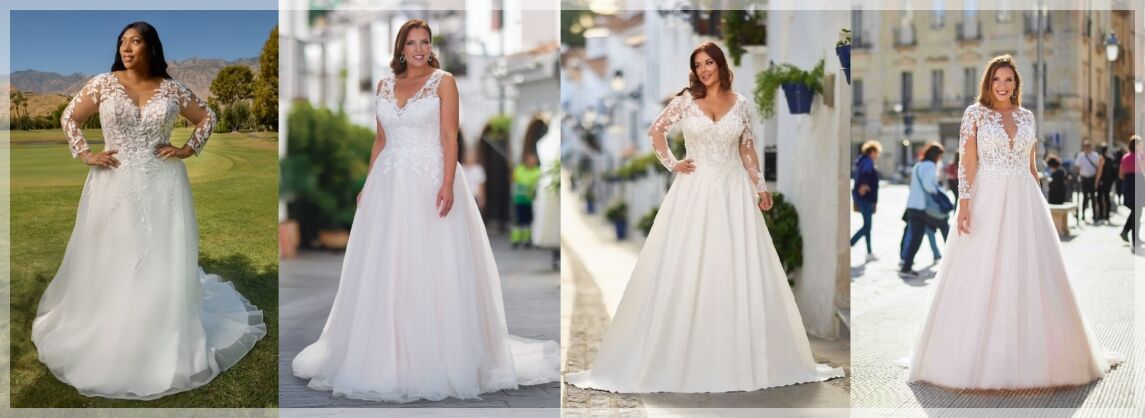 Grote maten trouwjurken 2026