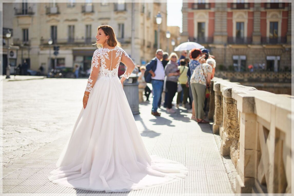 Grote maten trouwjurken