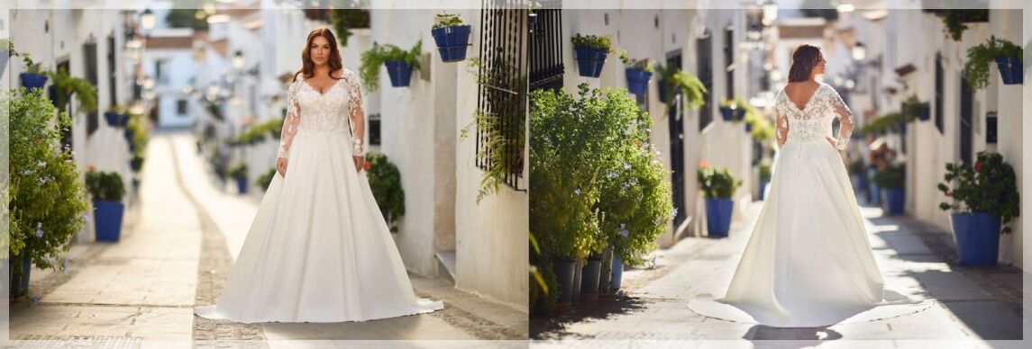 Grote maten trouwjurken