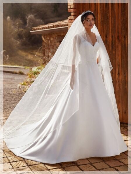 Pronovias AI met sluier