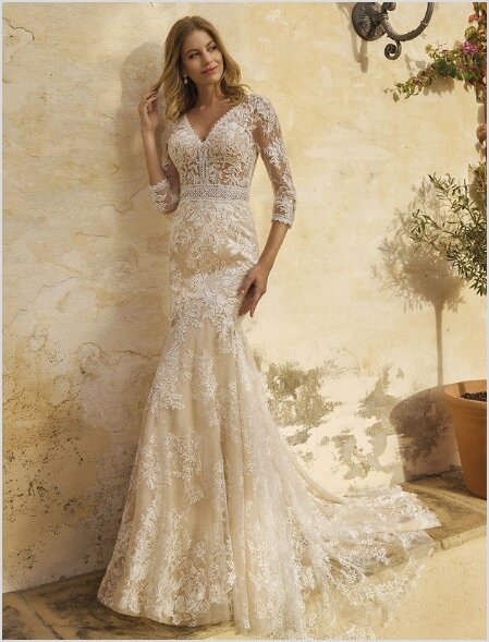 Trouwjurk met mouwen. Bruidsboutique La Romance is de bruidswinkel in de provincie Zuid-Holland. La Romance is gelegen in het landelijke Bleskensgraaf. Wij verkopen verschillende soorten trouwjurken met mouwen en alle bijbehorende bruidsaccessoires. Bruidsschoenen, bruidslingerie, bruidssieraden, bruidssluiers en nog veel meer. Onze nieuwe collectie bruidsjurken is weer prachtig!