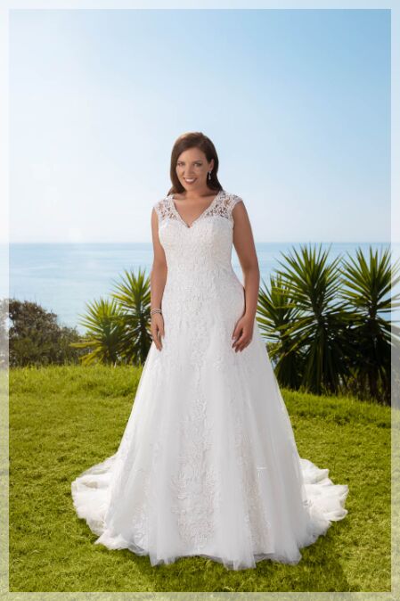 Grote maten trouwjurken