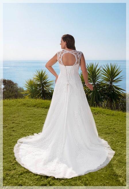 Grote maten trouwjurken