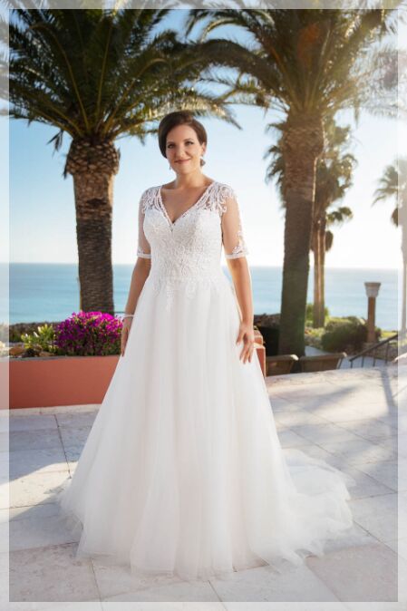 Grote maten trouwjurken