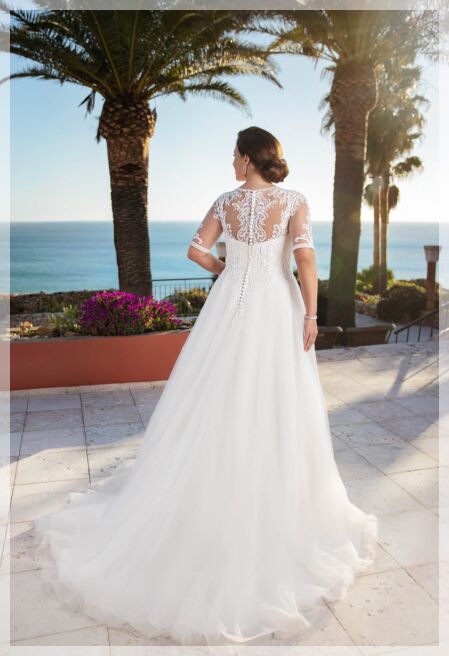 Grote maten trouwjurken