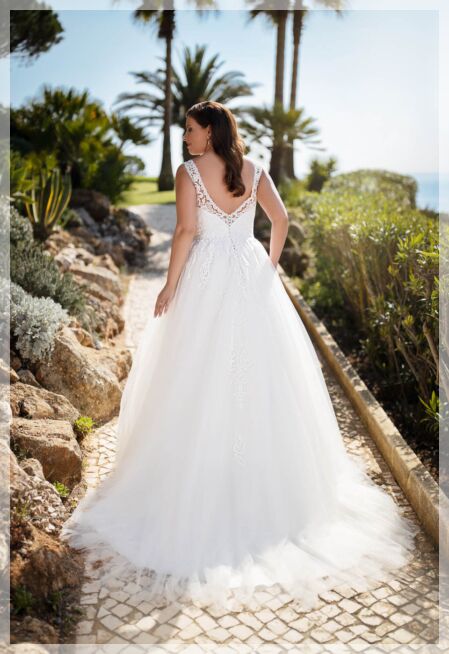 Grote maten trouwjurken