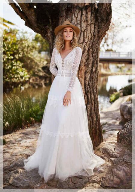 Bohemian trouwjurken