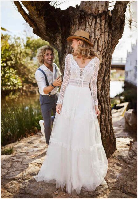 Bohemian trouwjurken