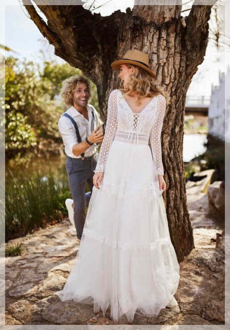 Bohemian trouwjurken