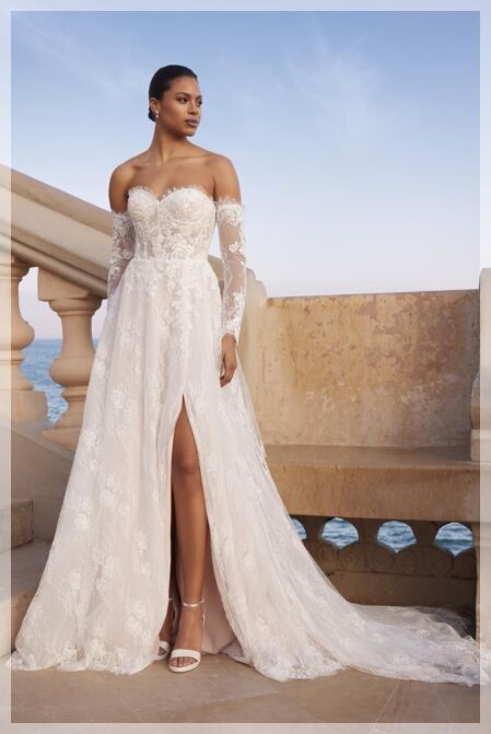 Strapless trouwjurken