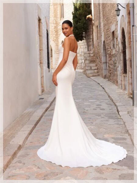 Trouwjurken open rug