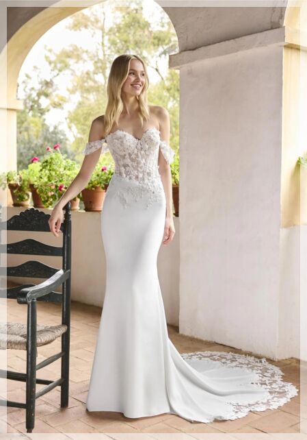 Strapless trouwjurken