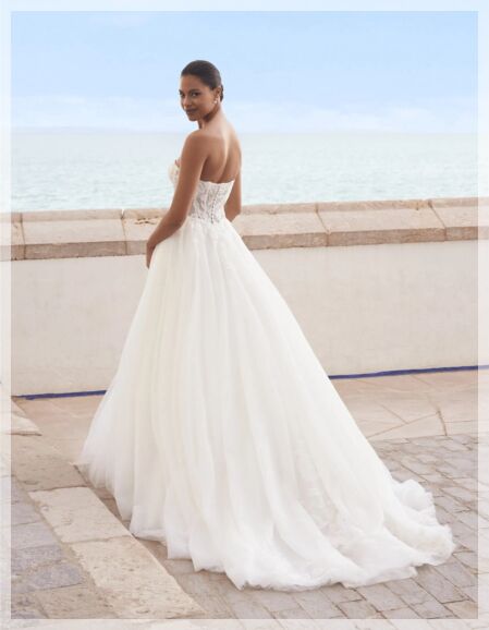 Trouwjurken open rug