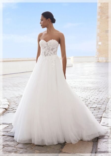 Strapless trouwjurken