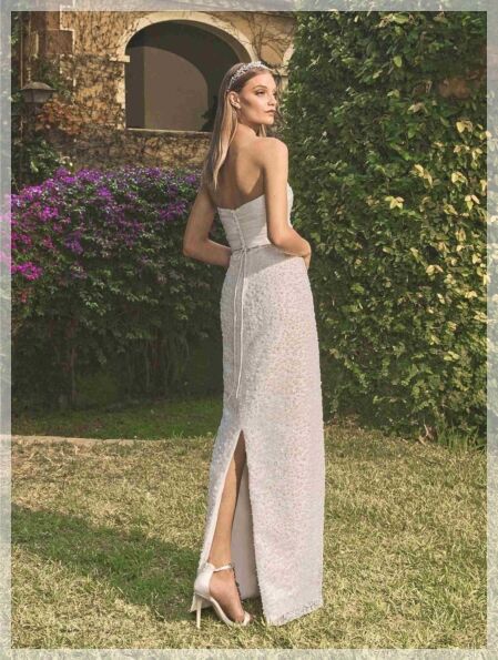 Trouwjurken open rug